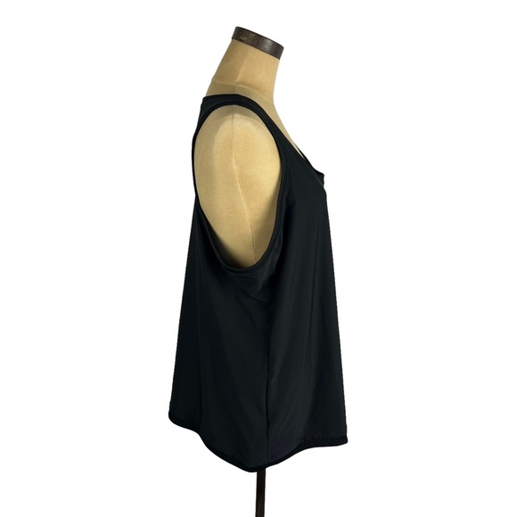 Eddie Bauer women’s black racer back athletic tank top SZ 2XL - Picture 3 of 8